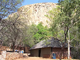 The conference or group hall alongside the boma