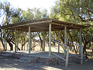 The shelter at the Bush camp