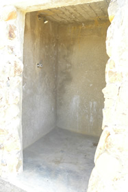 The shower at the Bush camp
