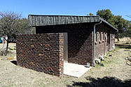 The ablution block at the camp site