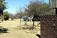A caravan at the camping sites